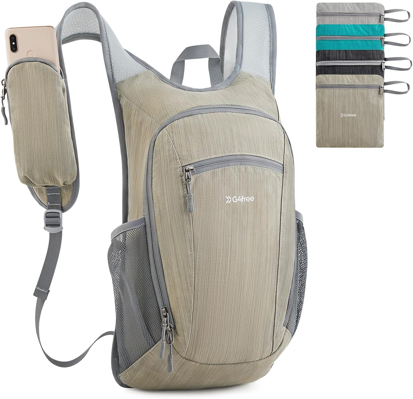 G4Free 15L Packable Daypack - Lightweight Travel Essential