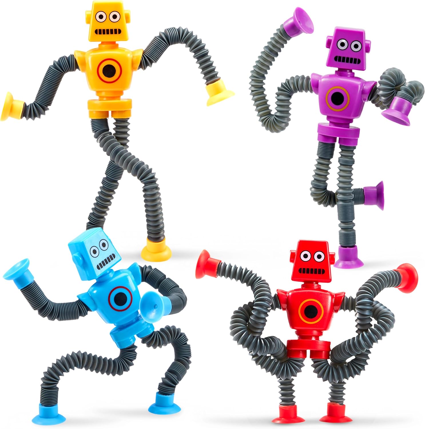 Interactive Pop Tubes Sensory Robot Toys for Kids by Joyin Corp