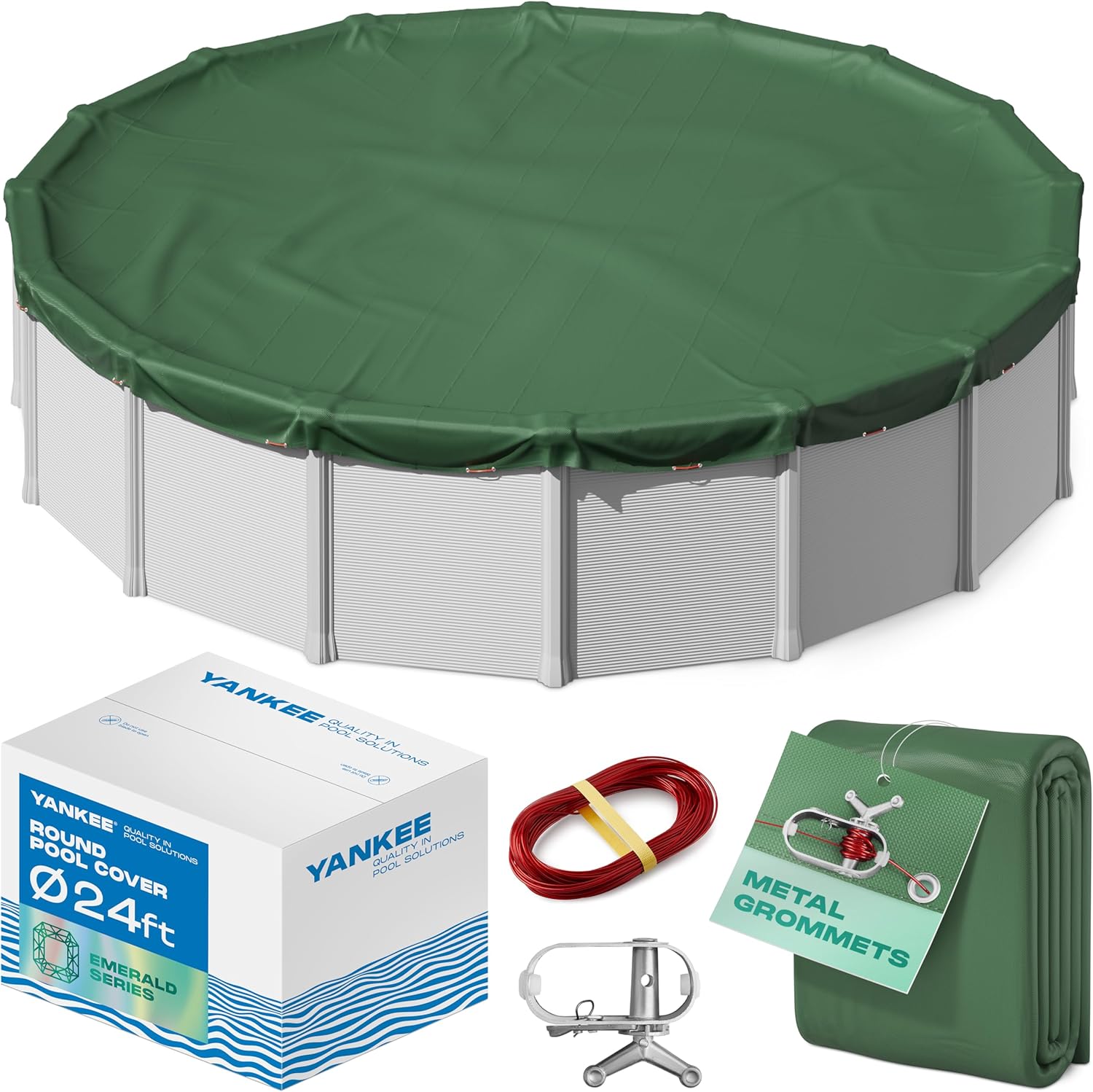 Yankee Emerald Series Pool Covers for Above Ground Pools
