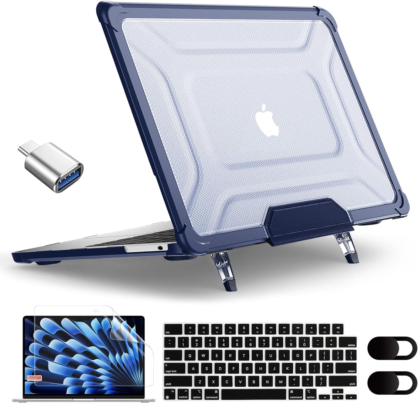 MEEgoodo MacBook Air 15 inch Case with Heavy Duty Protection