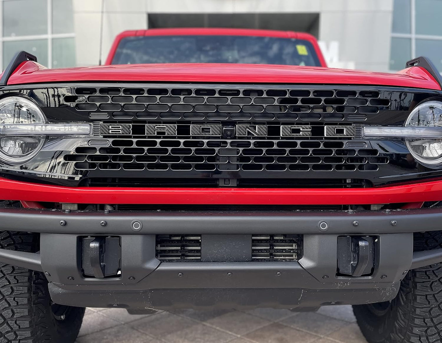 Grille Letter Overlays for 2021-2026 Bronco by TufSkinz