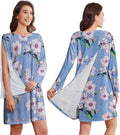 Hospital Gowns for Women Open Back Post Shoulder Surgery (Style CNQ1)
