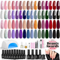 beetles Gel Polish Kit 32 Colors with 36W UV Lamp - Complete Starter