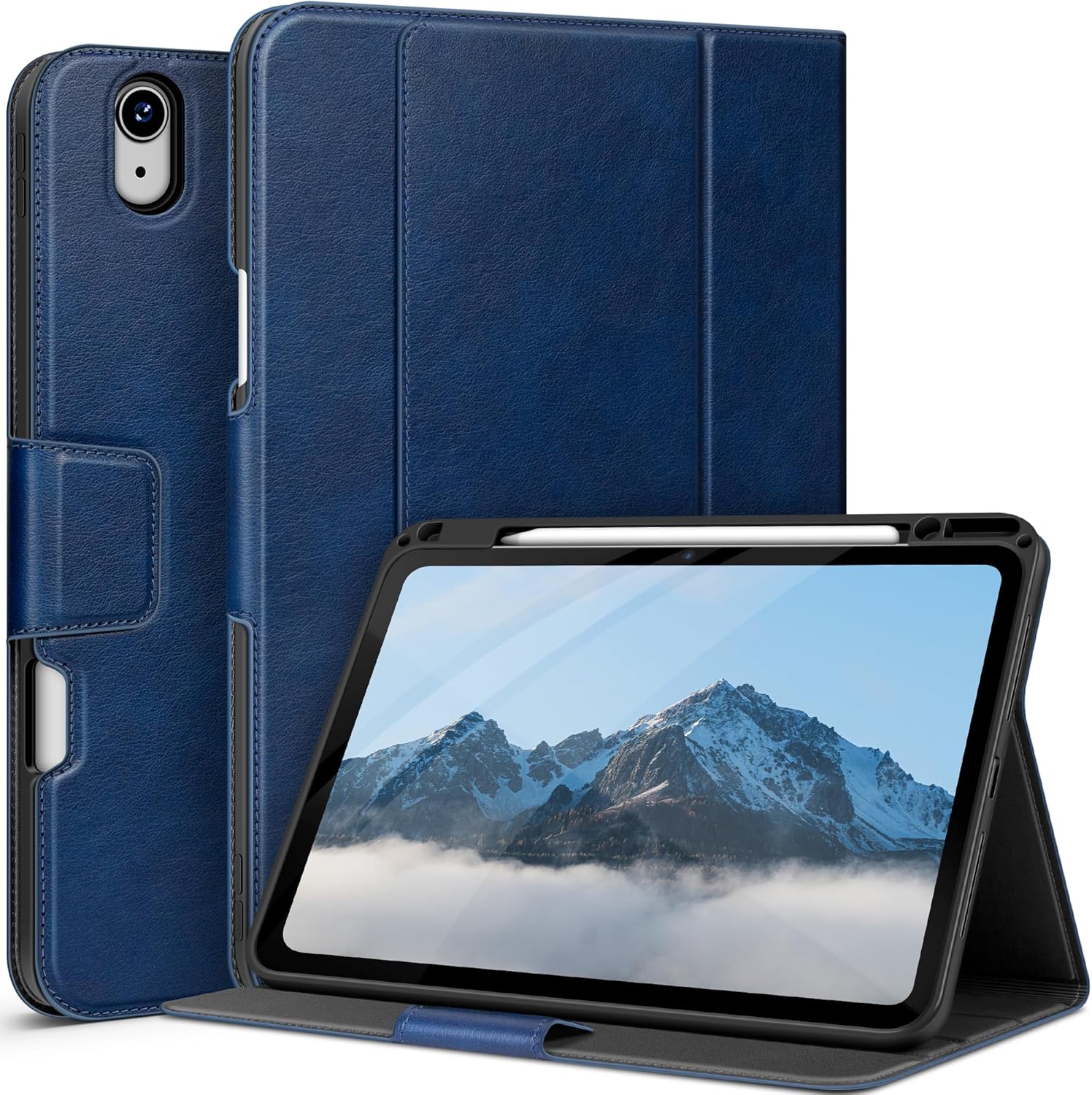 iPad Air 13 inch Case with Pencil Holder and Multiple Angles