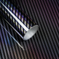 Lypumso 2D Holographic Carbon Fiber Vinyl Wrap - High Gloss Black