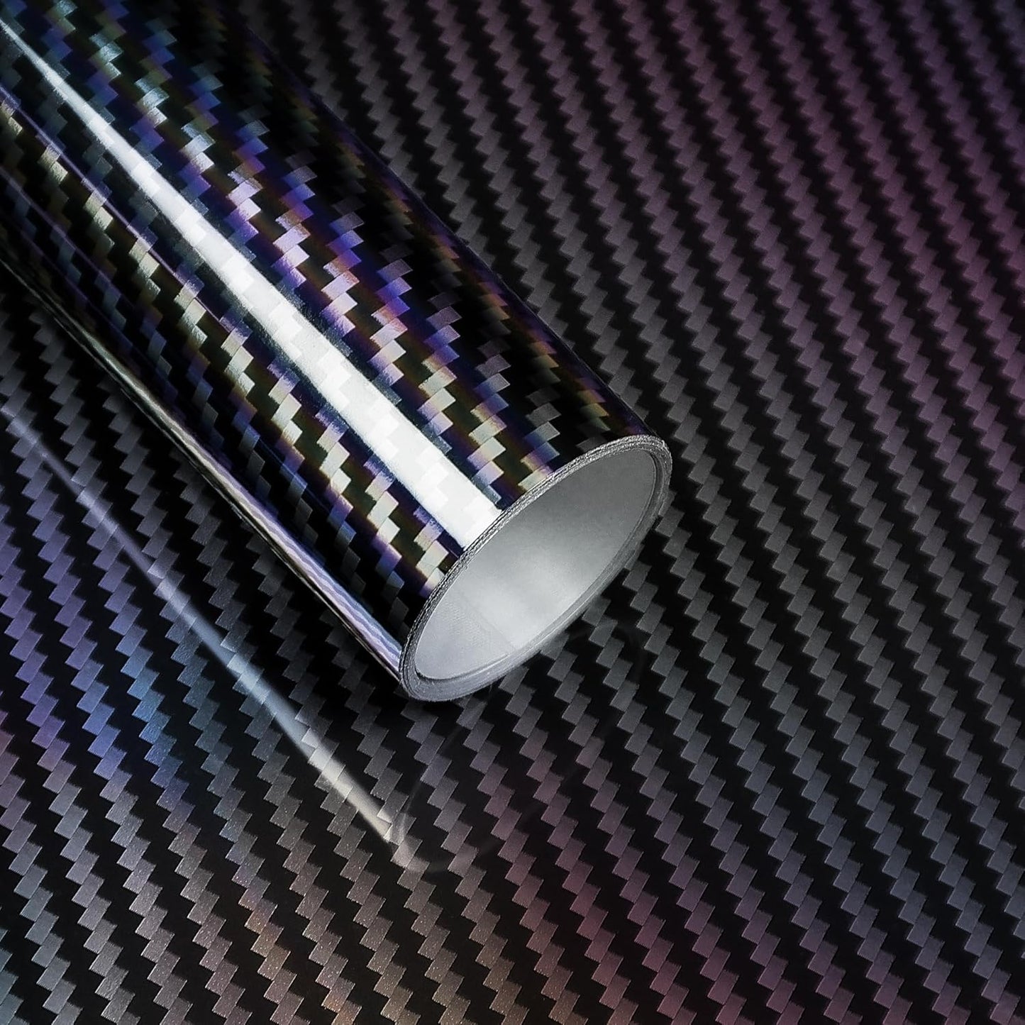 Lypumso 2D Holographic Carbon Fiber Vinyl Wrap for Cars