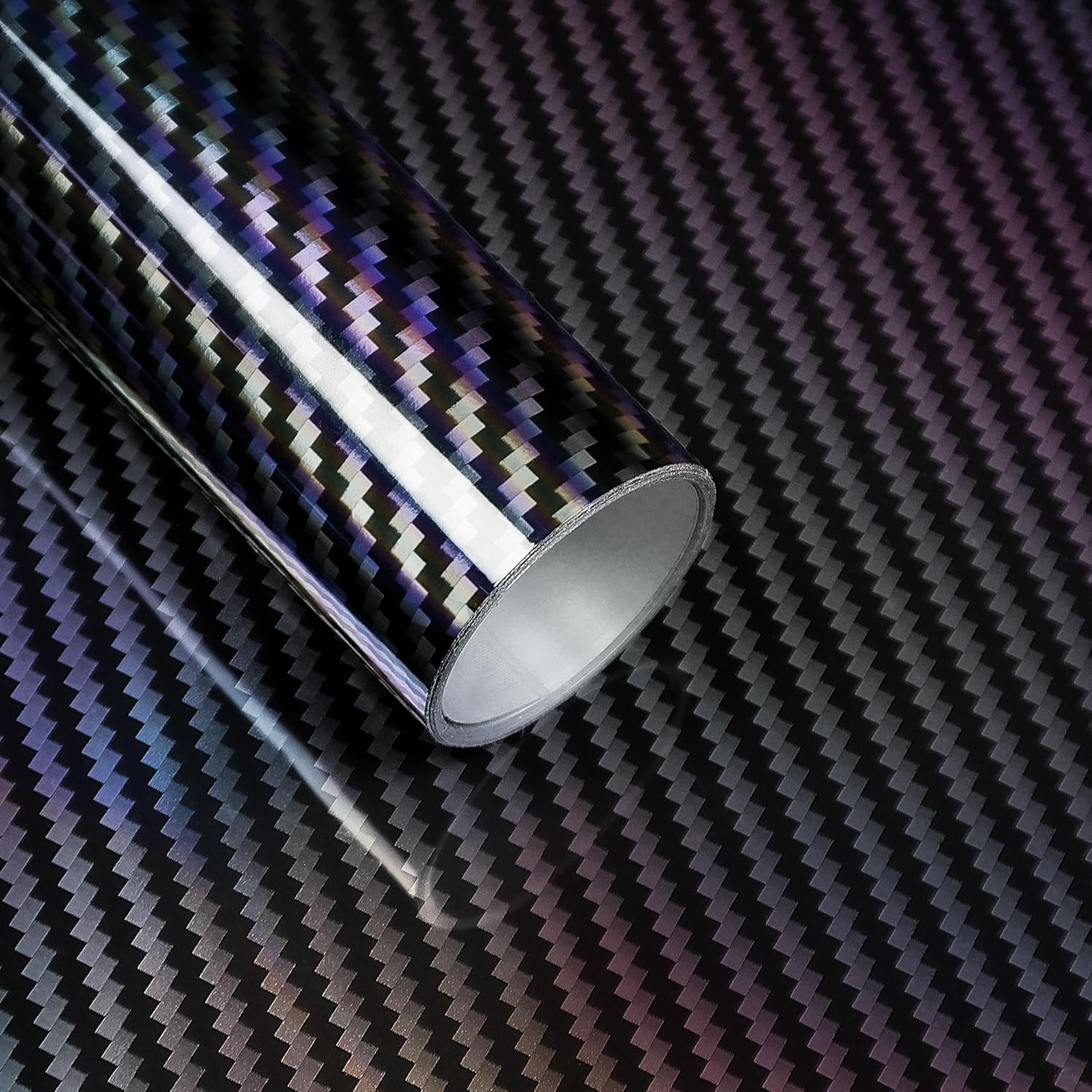 Lypumso 2D Holographic Carbon Fiber Vinyl Wrap for Cars