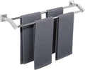 Alise Double Bath Towel Bars 28 in Polished Chrome - Dual Rail