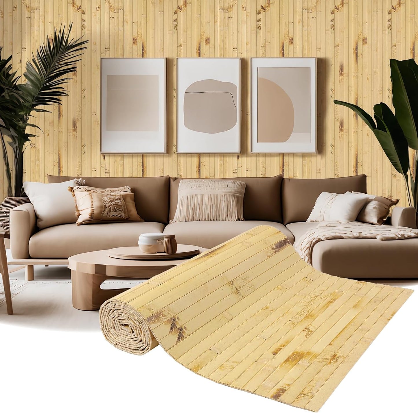 Natural Bamboo Wall Panel for Stunning Interior Decor Solutions