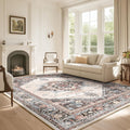 BESTSWEETIE 6x9 Area Rugs for Living Room - Vintage Print