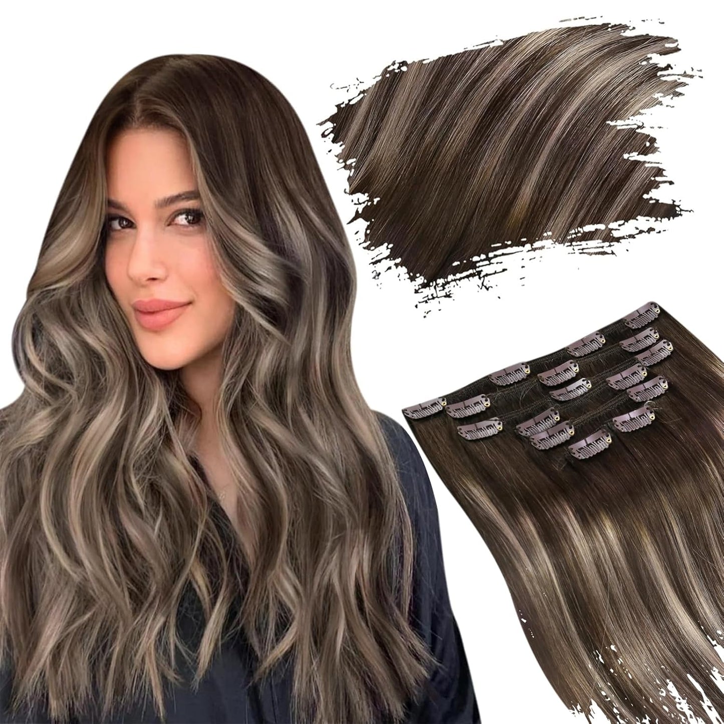 Ugeat Clip in Hair Extensions for Instant Volume and Length