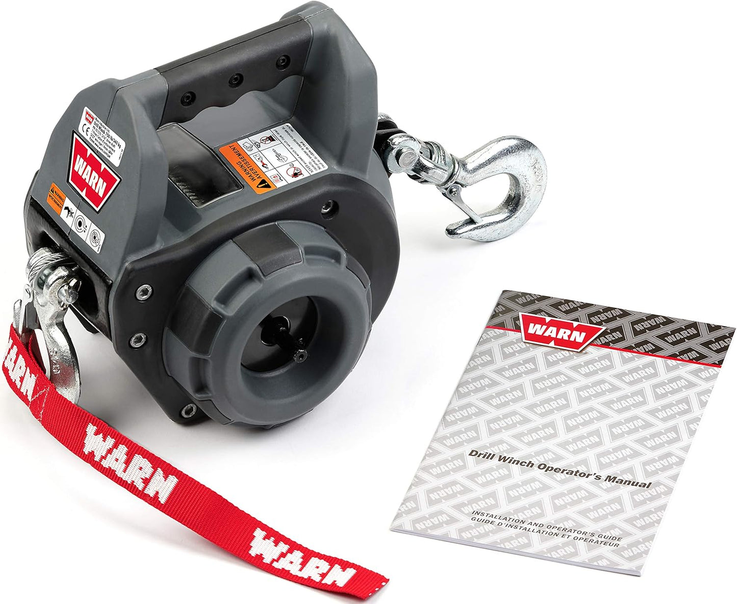WARN Handheld Portable Drill Winch with 750 lb Capacity