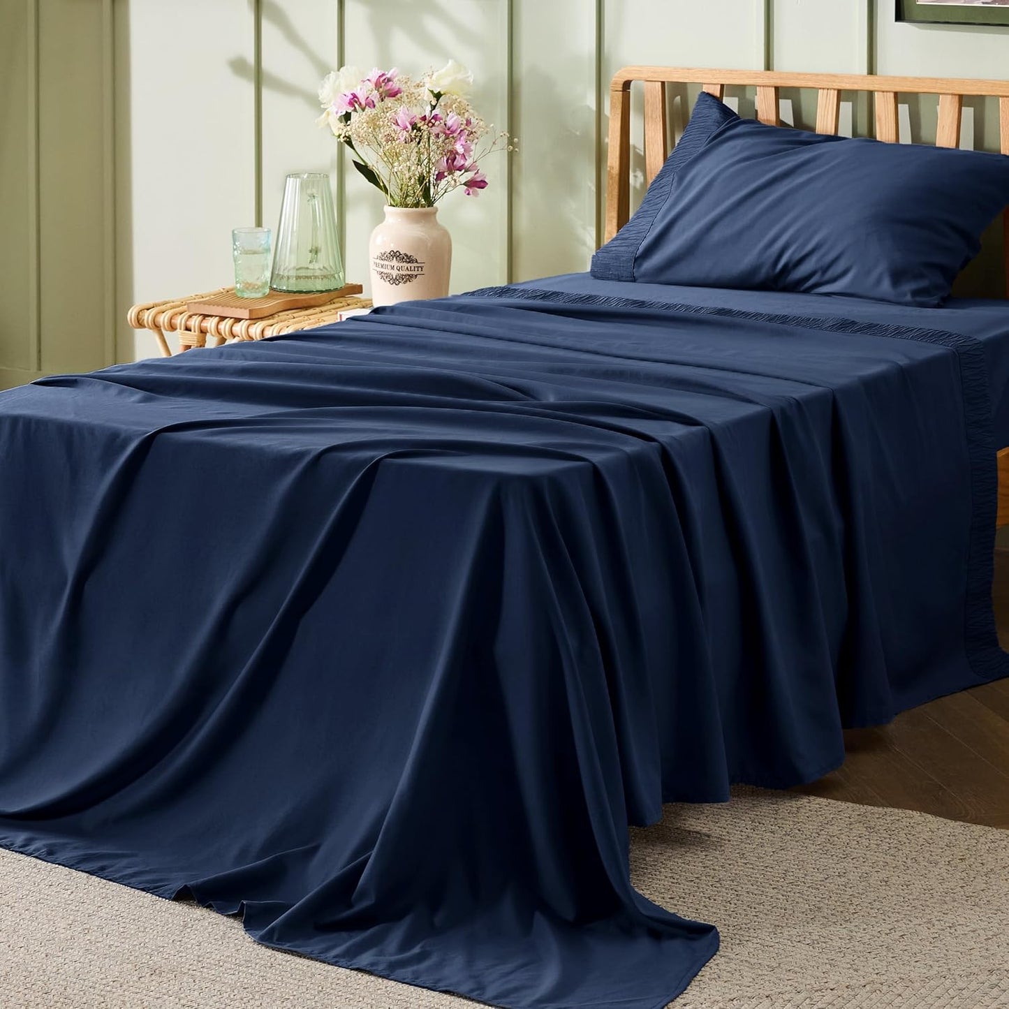 Bedsure Twin Sheets Set - Soft, Breathable, and Cooling Bedding