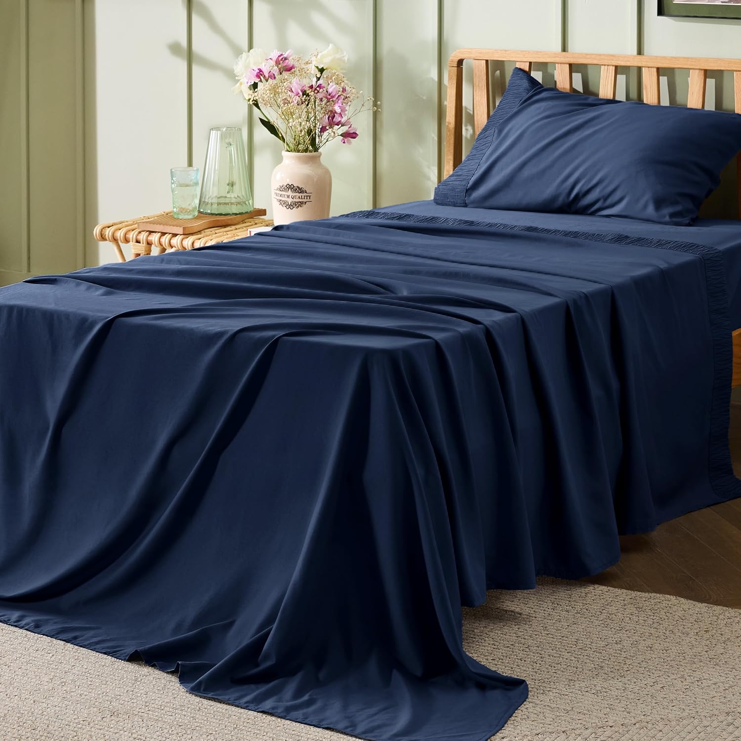 Bedsure Twin Sheets Set - Soft, Breathable, and Cooling Bedding