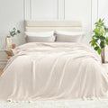 Snuggle Sac Queen Size Oversized Super Soft Bed Blanket - Cozy Knit