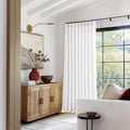 60 Inch Wide Linen Curtains for Elegant Living Room and Bedroom Decor