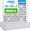 Aerostar 10x10x1 MERV 8 Pleated Air Filter - Reliable Home Filtration
