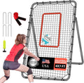 7x4 ft 5-Angle Volleyball Rebounder Net - Portable Practice Tool