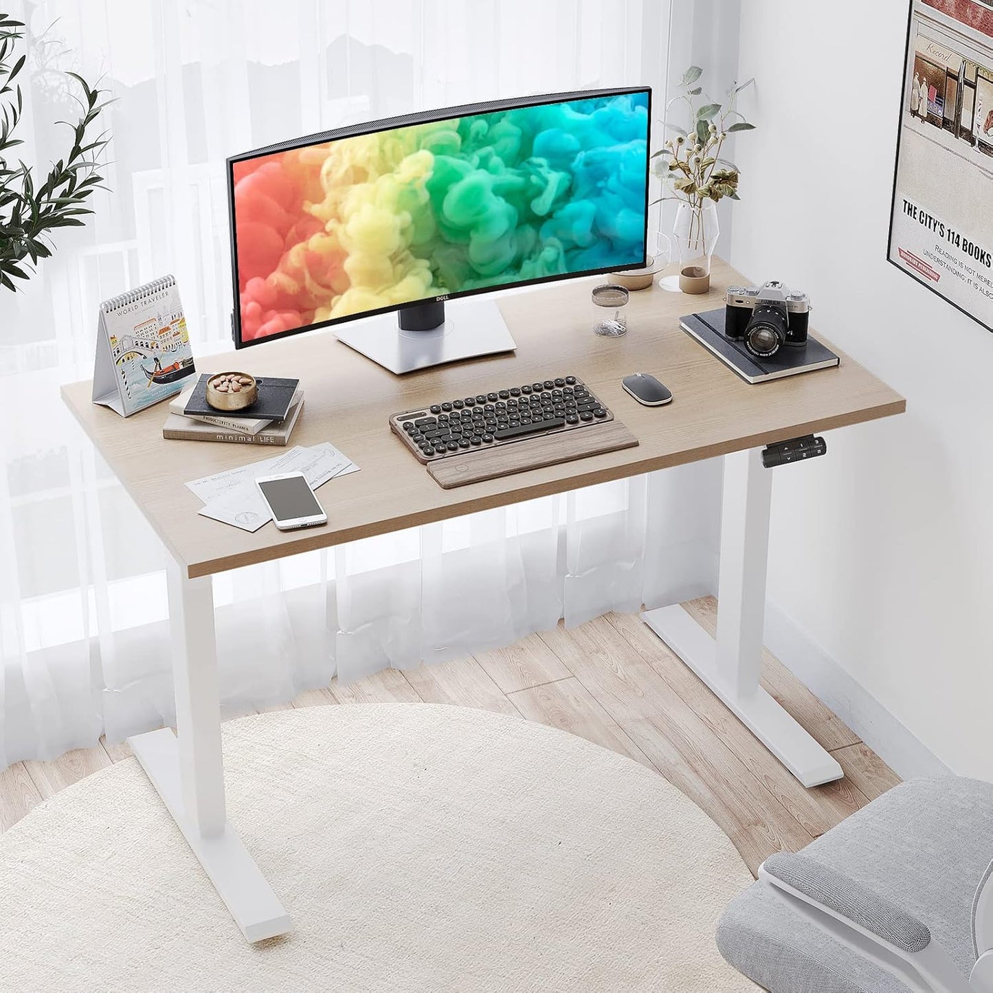 Easy Assembly Dual Motor Standing Desk by Soohow