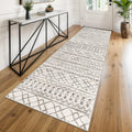 KUTA Moroccan Washable Runner Rug 2.6x8 ft - Soft Non-Slip Hallway