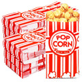 800 Pcs Paper Popcorn Bags 1 oz - Bulk Striped Popcorn Sleeves