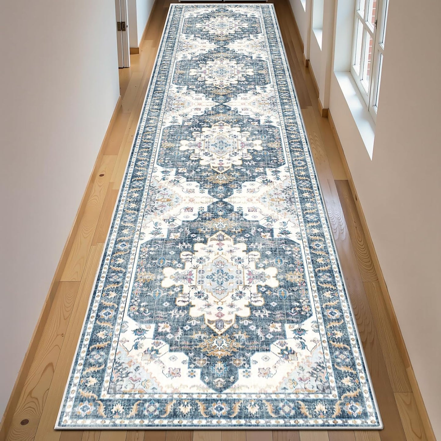 Non Slip 2x10 Rug Runners for Hallways and Kitchen Spaces