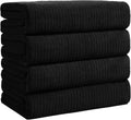 Bath Towels Set of 4 Extra Large 35 x 70 in Bath Sheets - Soft, Quick