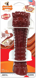 Nylabone Power Chew Toy for Aggressive Chewers - Bacon & Steak Flavor