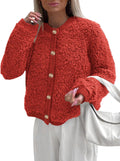 PRETTYGARDEN Faux Fur Coat Cropped Shearling Jacket - Cozy Style