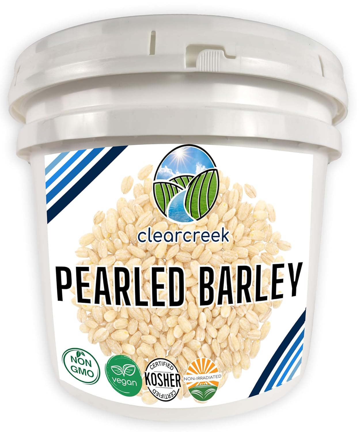 CLEAR CREEK Certified Glyphosate Residue Free Pearl Barley 25 LBS