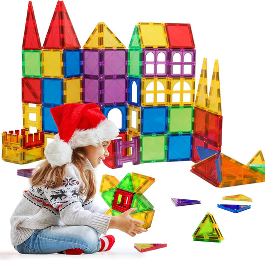 MAGBLOCK Magnetic Tiles - STEM Toy Set for Kids 70pc