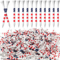 Mudder 600 Pcs Golf Tees with USA Stars and Stripes Design