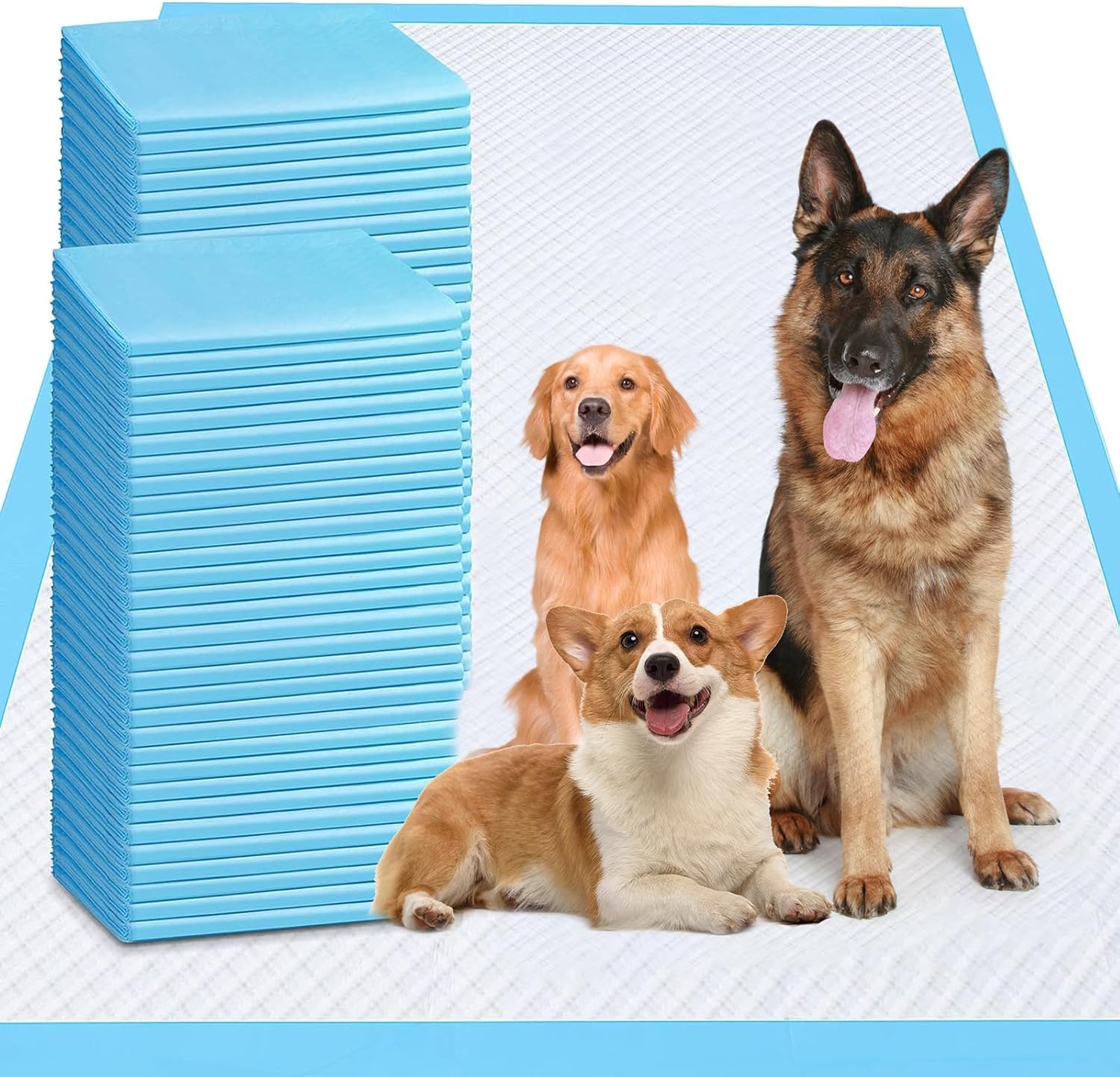 Extra Large Puppy Pee Pads for Dogs - Super Absorbent & Leak-Proof