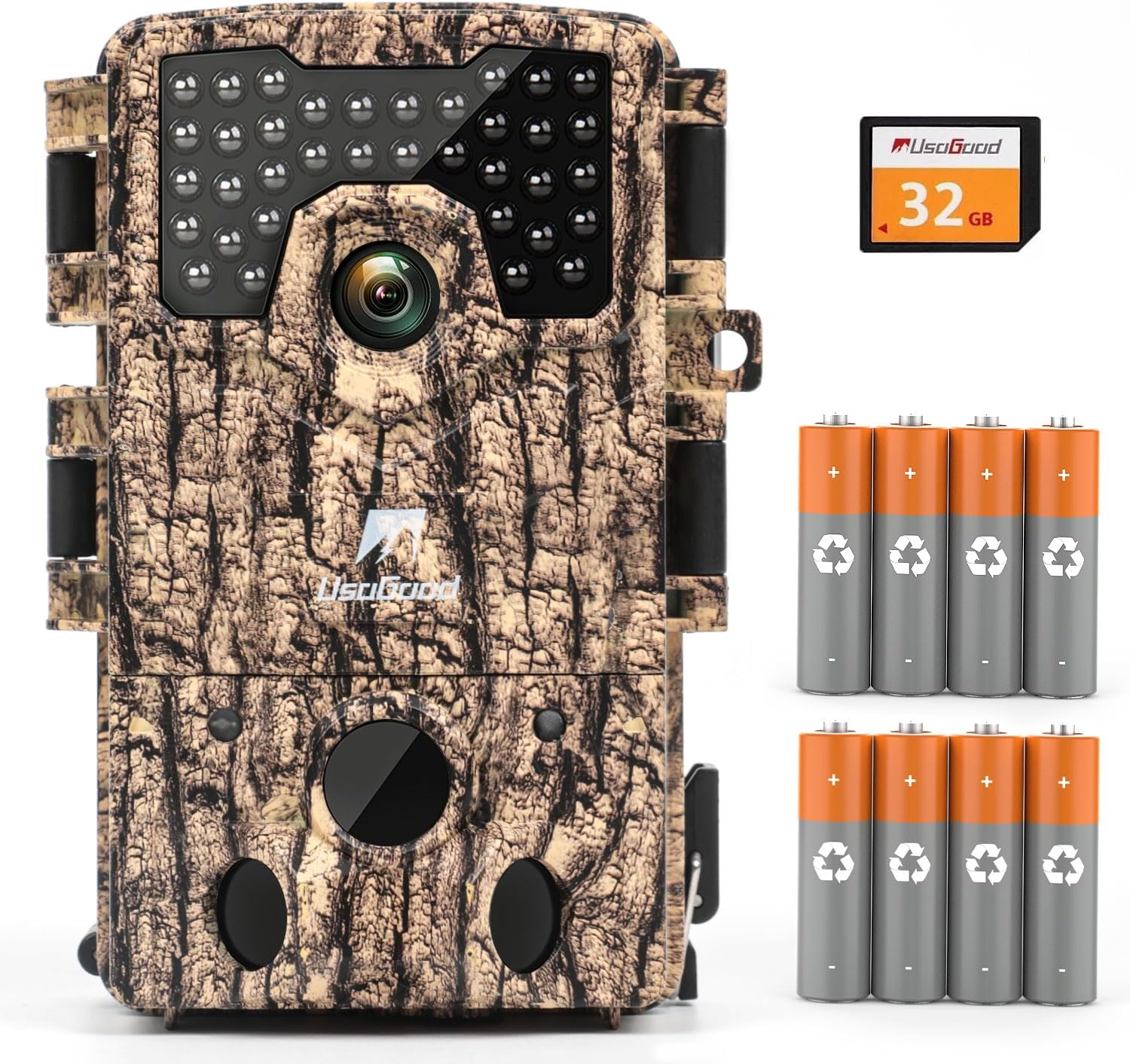 Usogood Trail Camera 4K 48MP with Night Vision for Wildlife