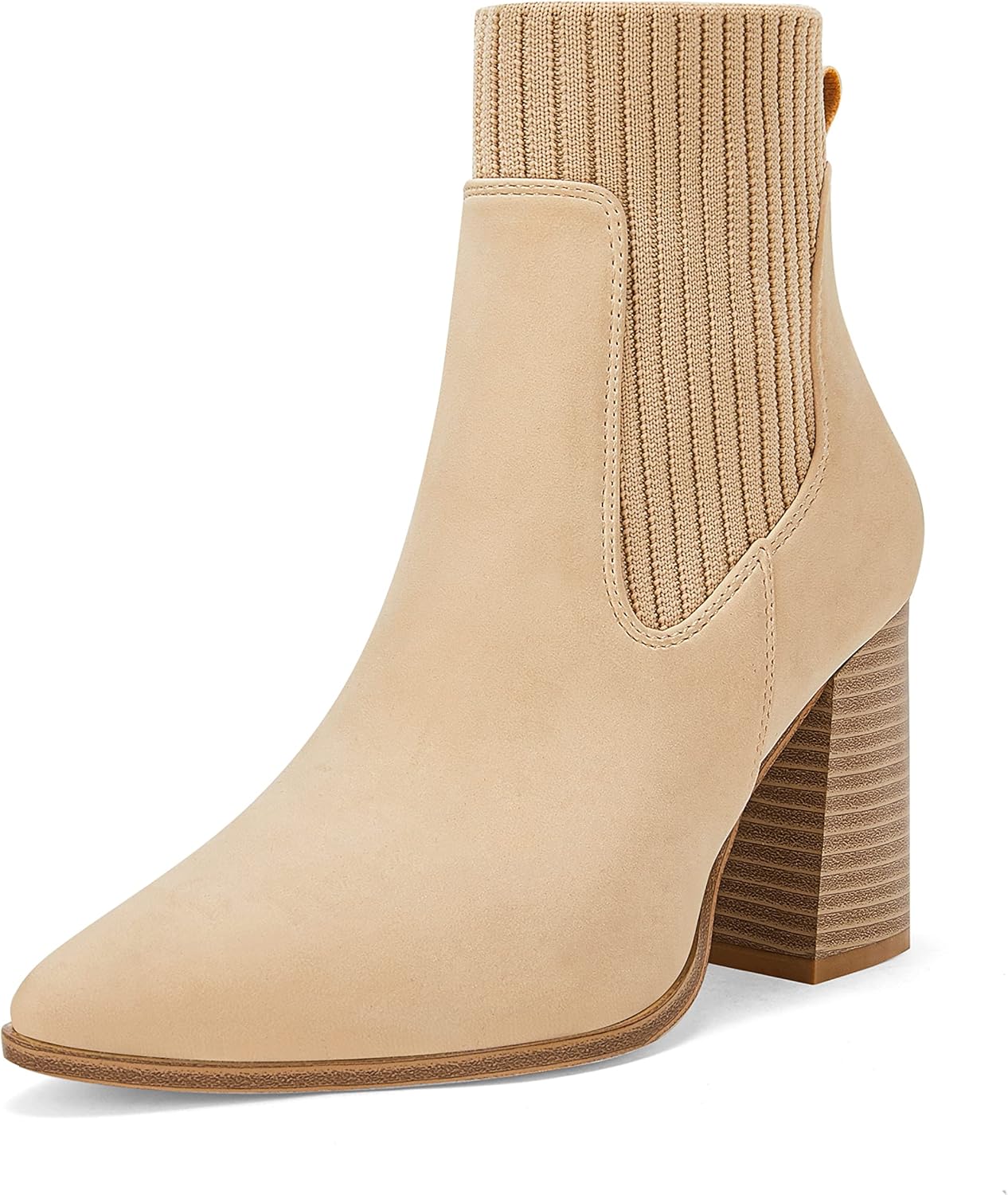 Coutgo Women Ankle Boots Sock Booties for Winter Style