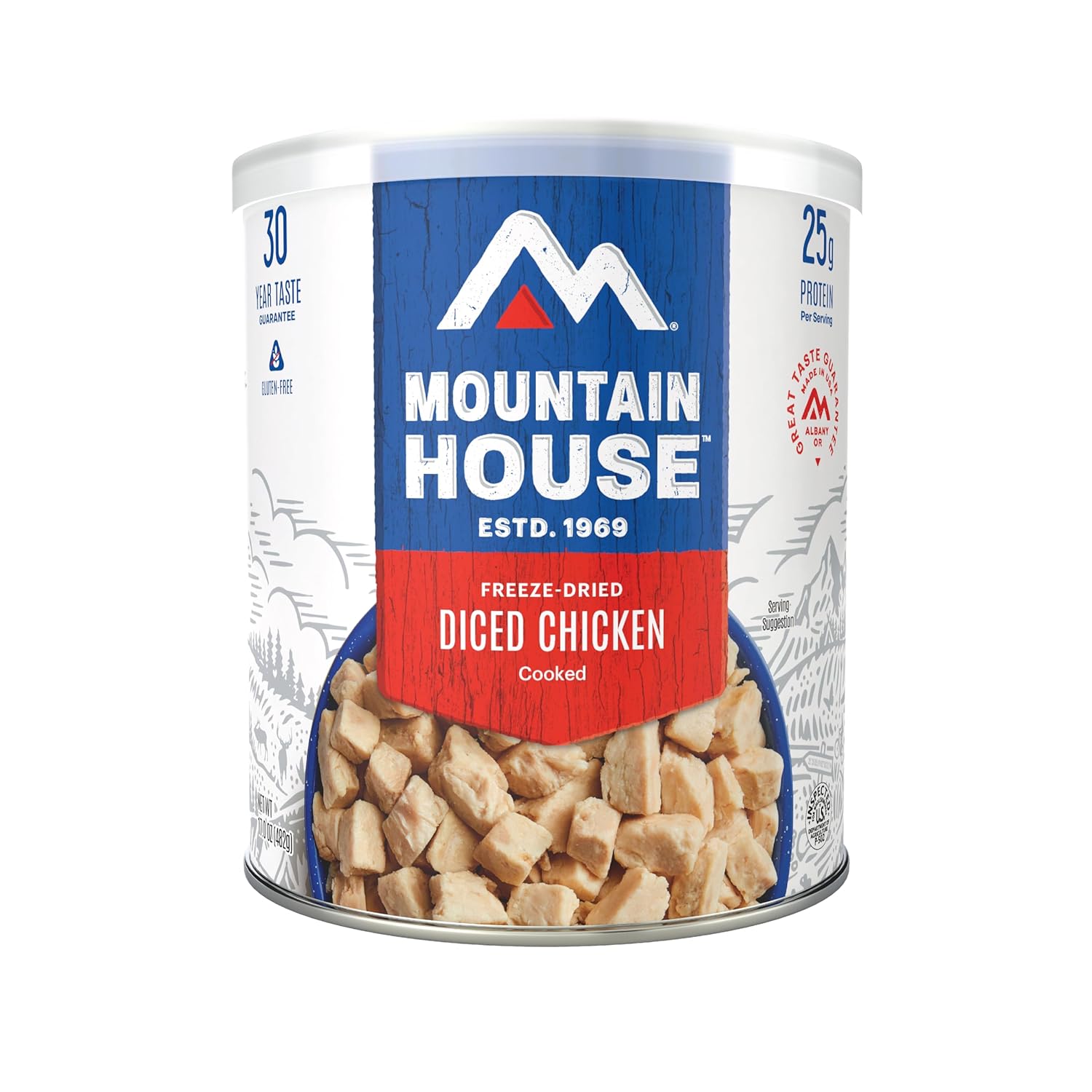 Mountain House Diced Chicken Freeze Dried Emergency Food Supply