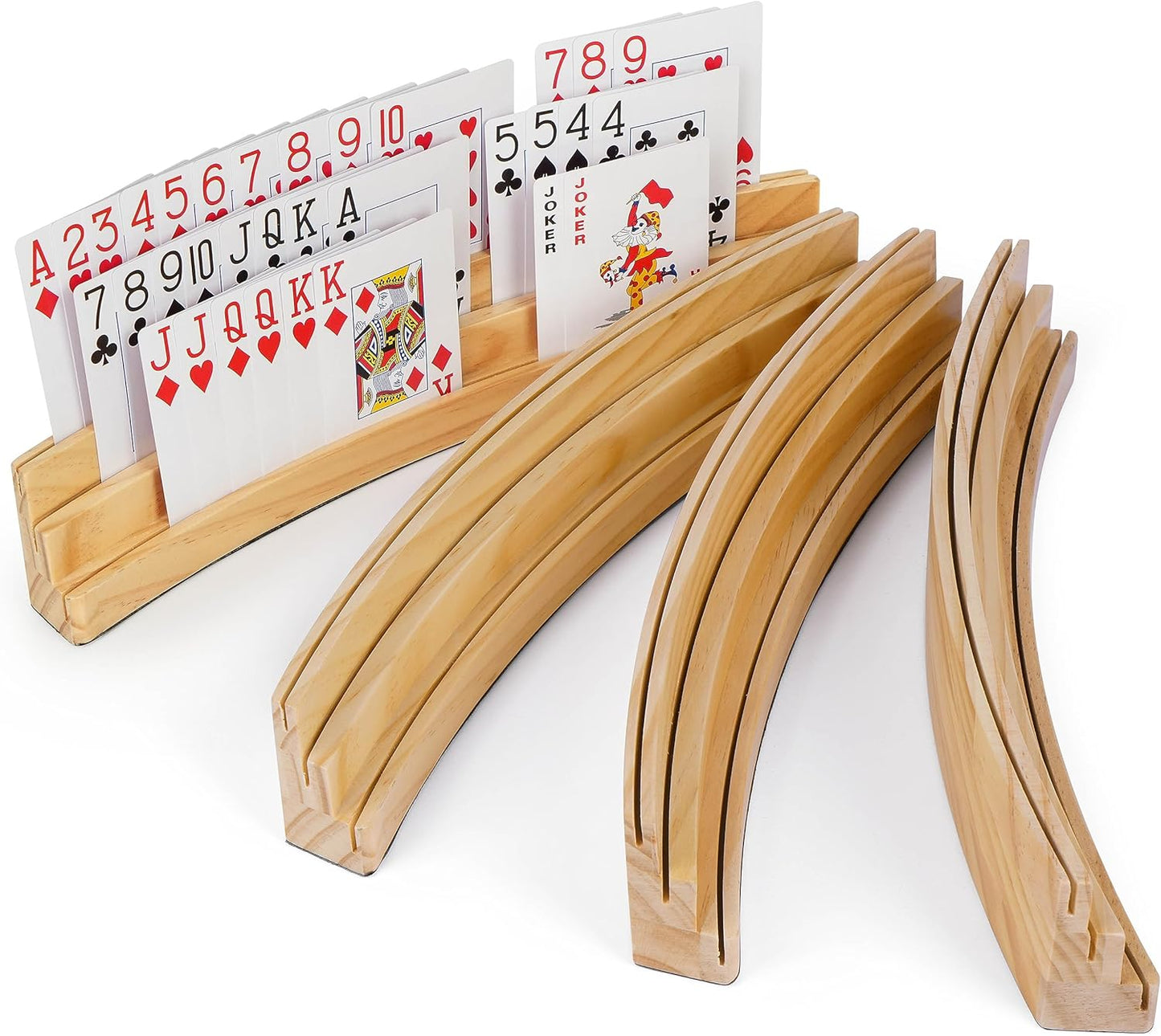 LotFancy Playing Card Holders for Family Game Night Fun