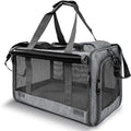 Pet Carrier for Large Cats and Small Dogs - Spacious Soft-Sided