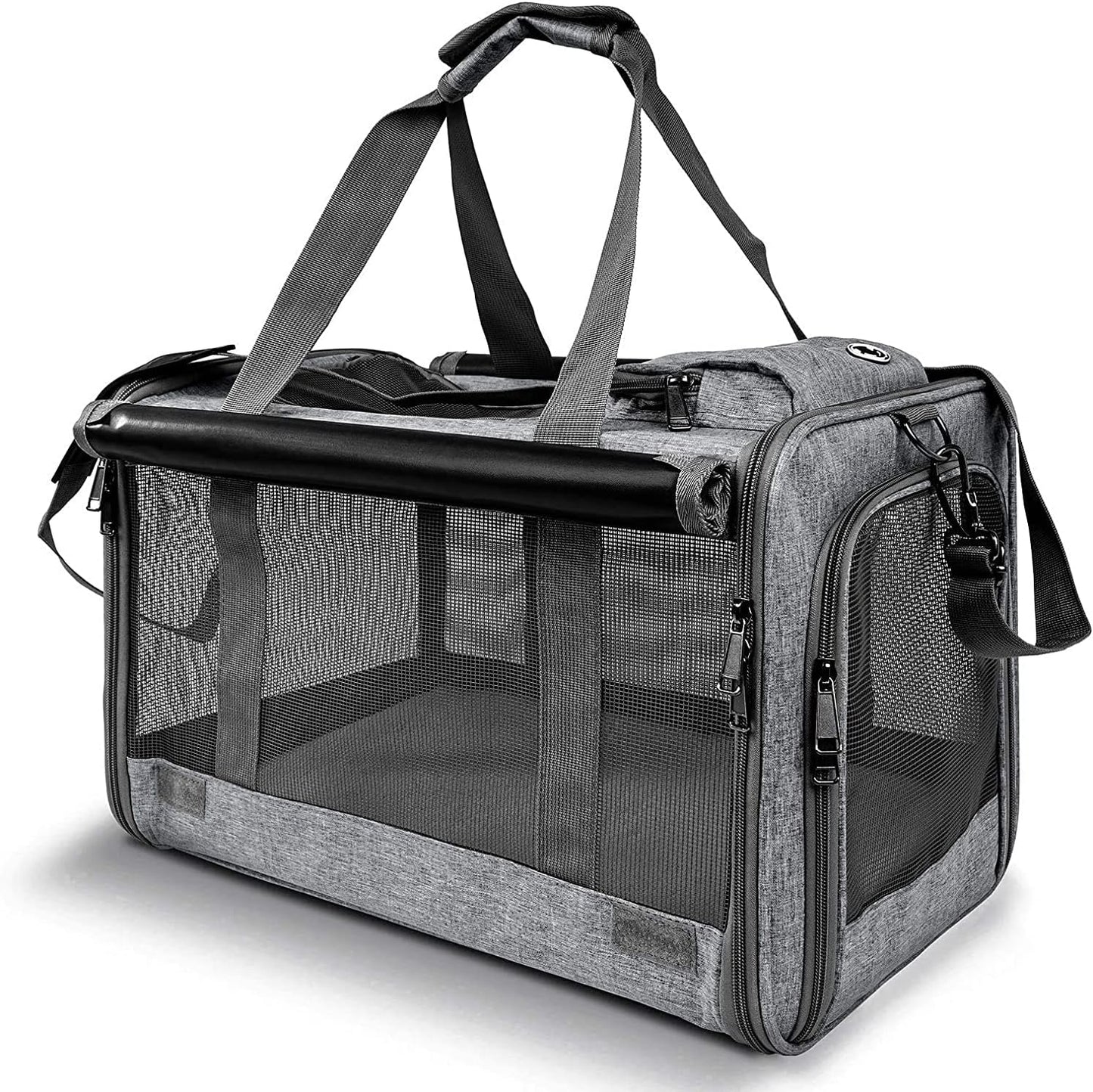 Soft-Sided Pet Carrier for Large Cats and Small Dogs Up to 20lbs