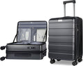 KROSER Carry On Luggage 20-In Top Loading Spinner - Durable Travel