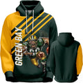 Men's Football Hoodie City Mascots Hooded Sweatshirt - City Pride Fan