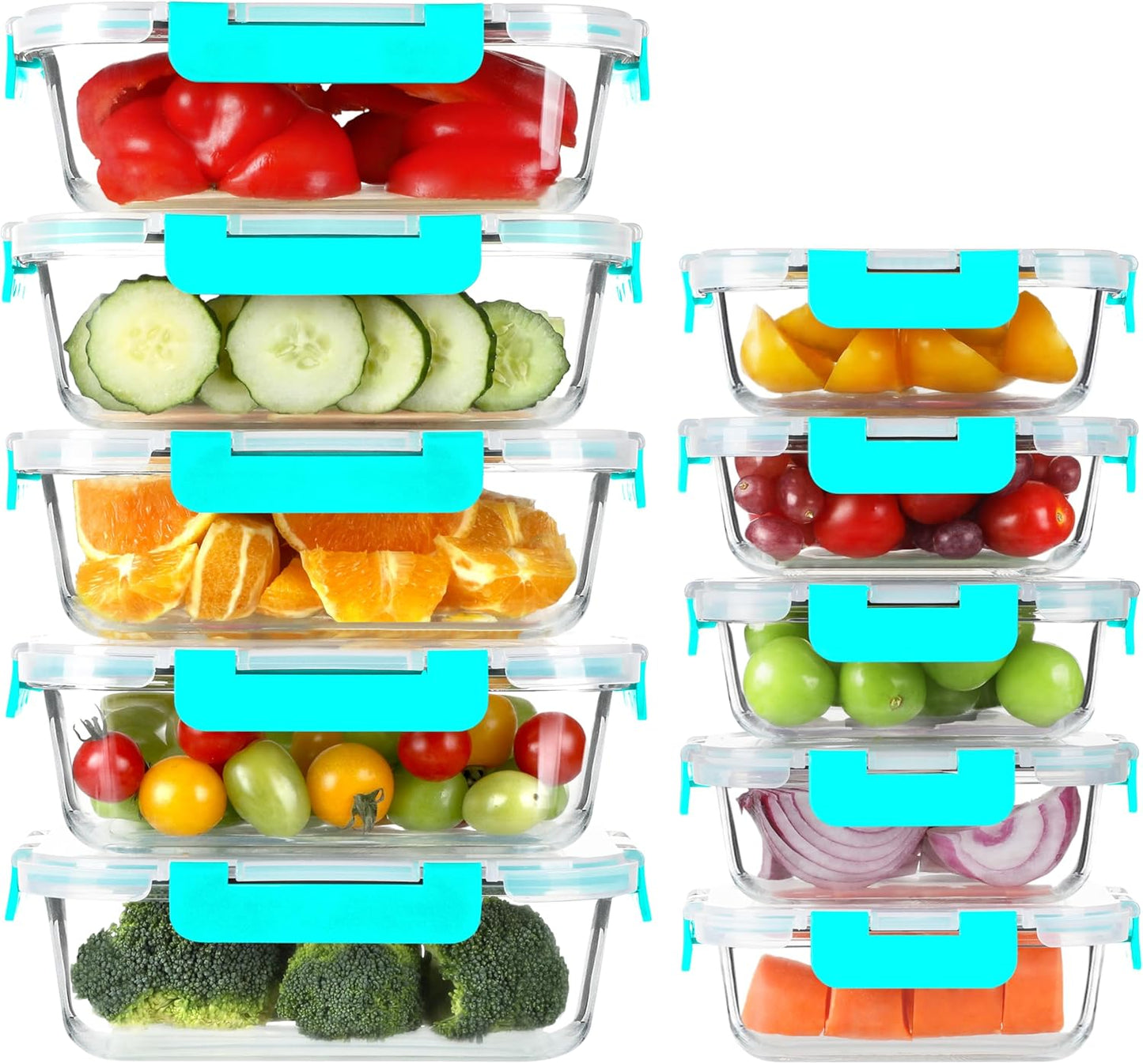 Versatile Glass Meal Prep Containers for Easy Food Storage