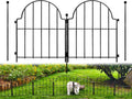 Garden Fence 22 in H x 27.5 ft L Arched Rustproof Metal No Dig Fence