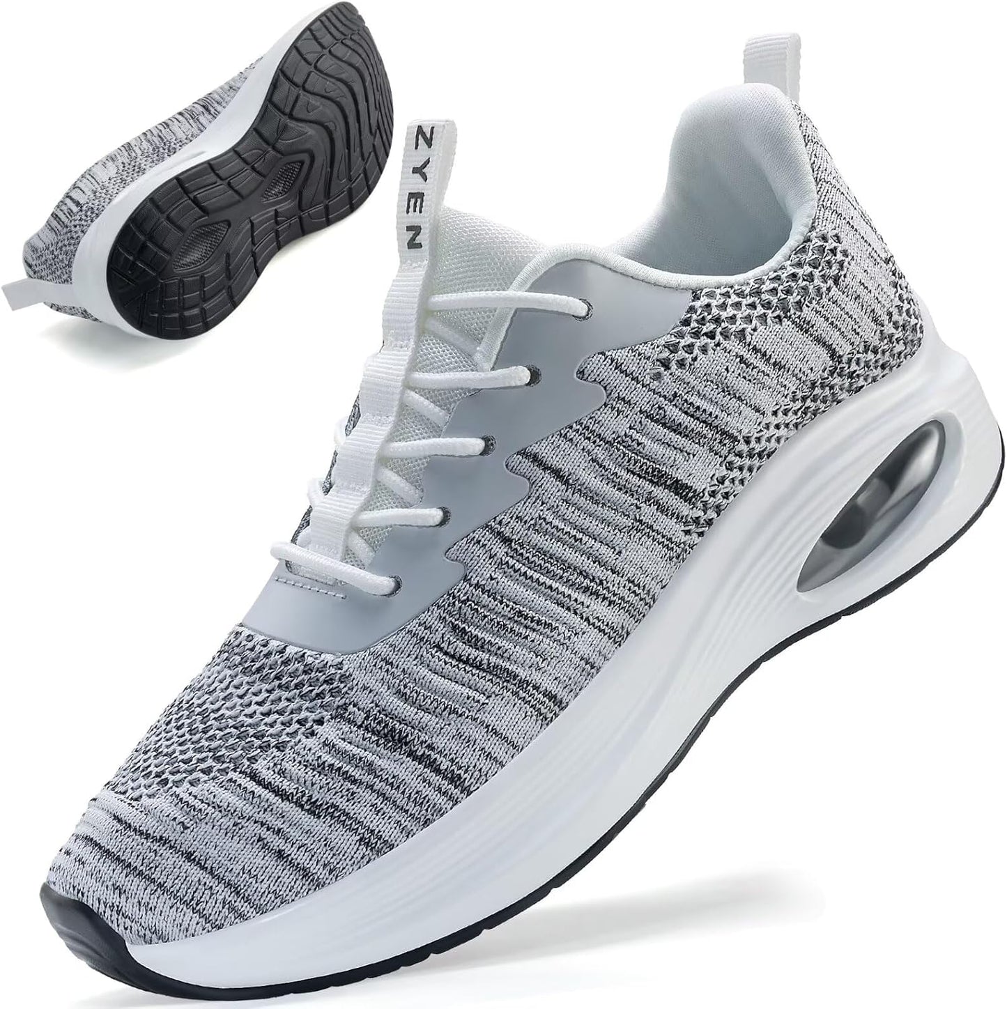 ZYEN Wide Toe Box Shoes for Women - Air Cushion Sneakers