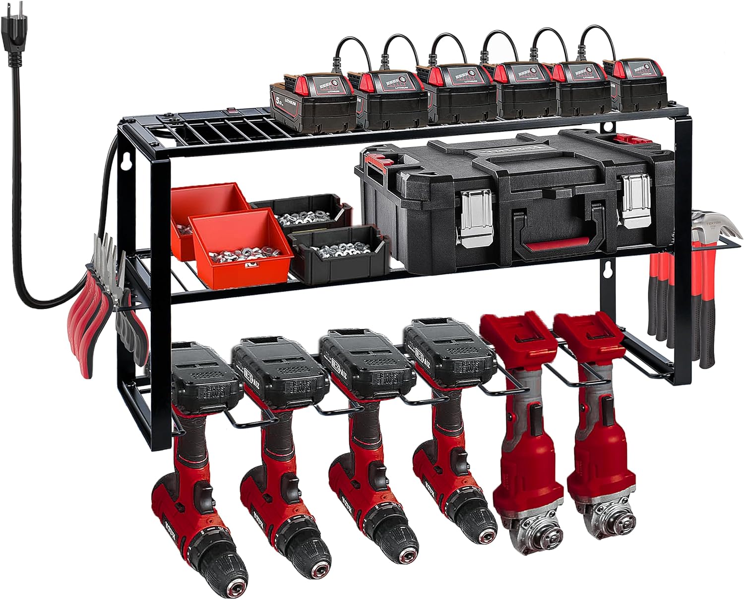 Organize & Charge: HomeBoo Power Tool Wall Mount