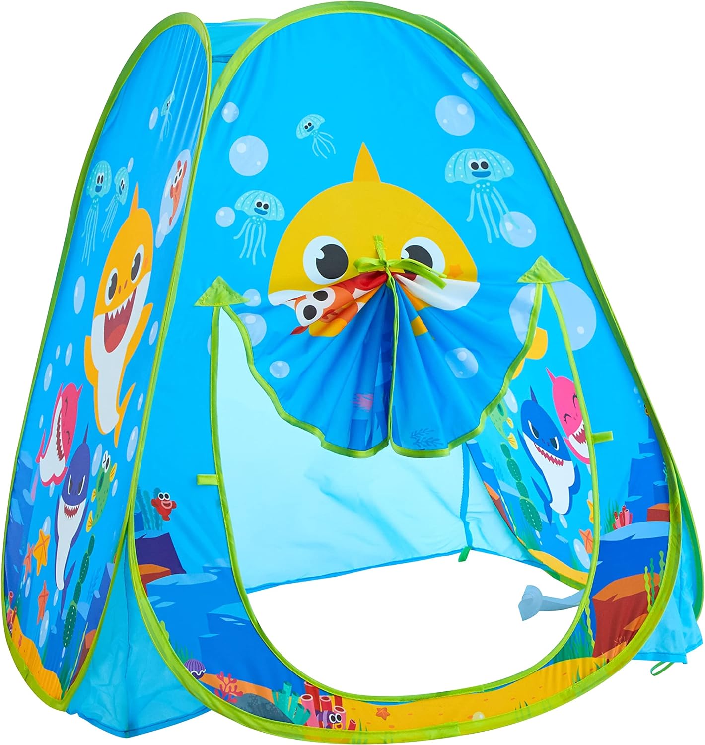 Fun Baby Shark Pop-Up Play Tent, Indoor/Outdoor 28x28x30