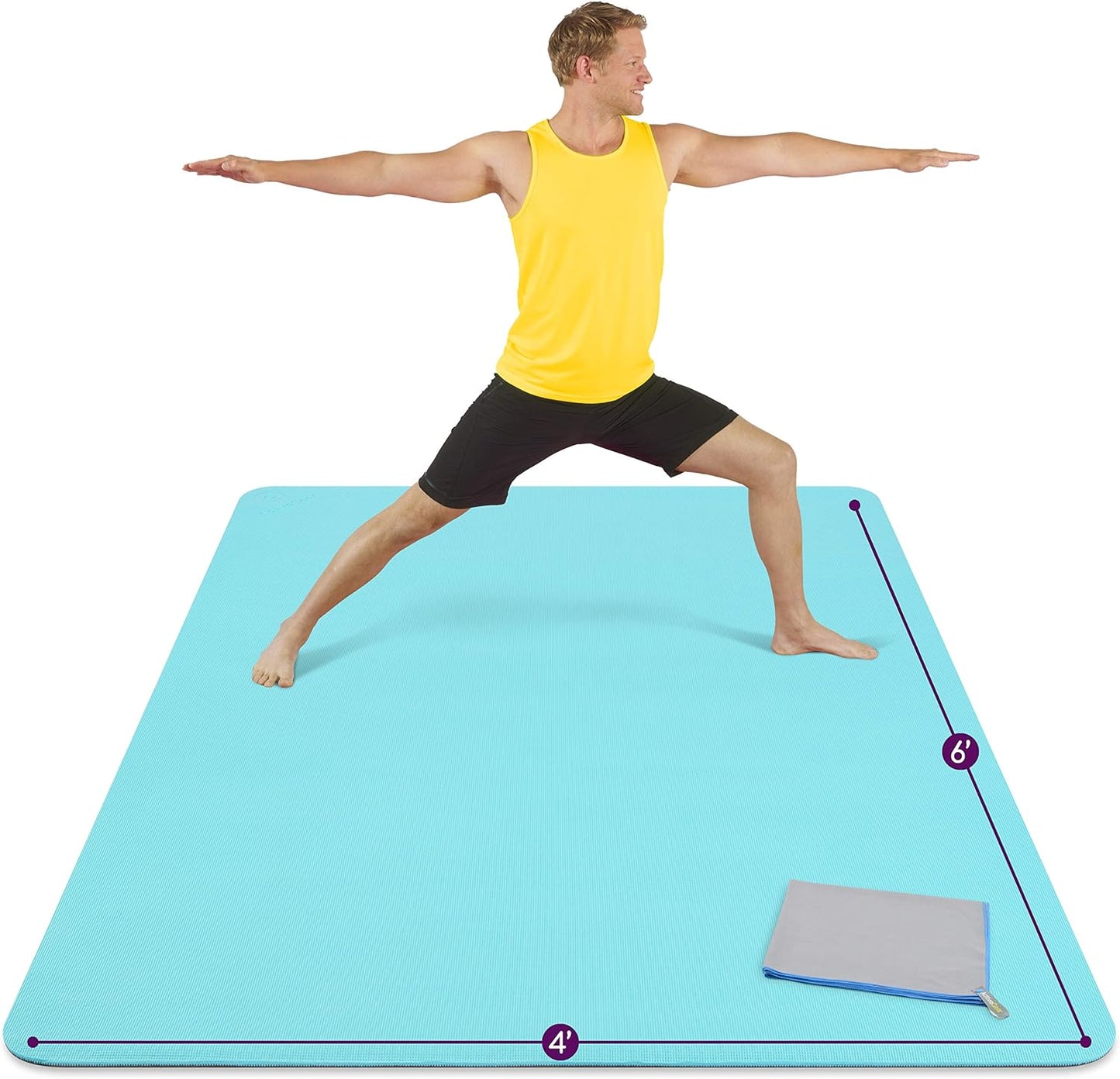 Extra Thick Eco-Friendly Yoga Mat by ActiveGear
