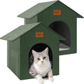 Outdoor Cat House Feral Cat Shelter for All Seasons Comfort