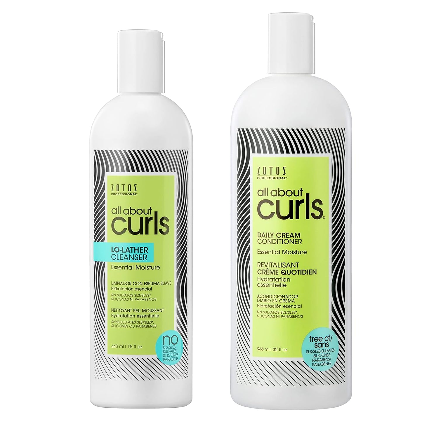 ALL ABOUT CURLS Lo-Lather Cleanser Shampoo for Curly Hair