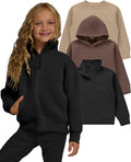 Comfortable 3-Pack Girls Sweatshirts for Teen Style and Warmth